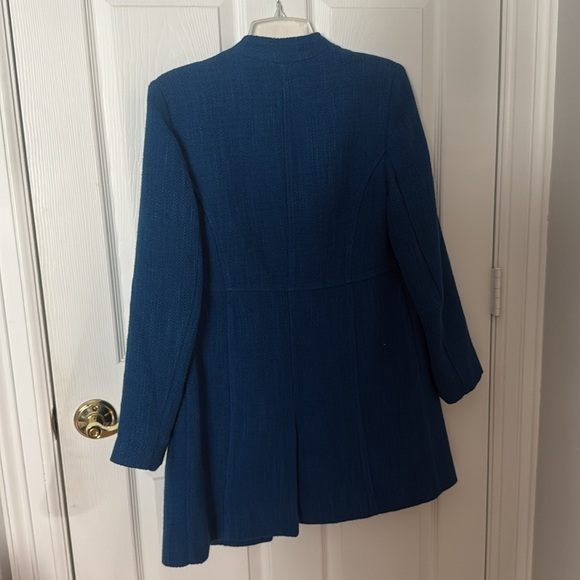 Chico's Blue Blazer-Style Jacket size 0 (sz small) - Picture 3 of 5